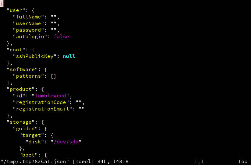 Editor with syntax highlighting